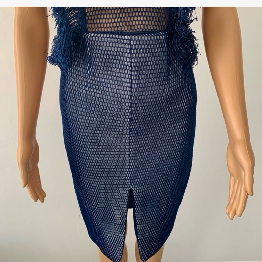Caribbean Queen Blue Mesh Dress - Picture 14 of 16